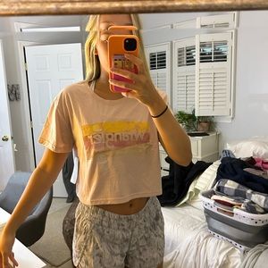 Brand new wrangler cropped tee